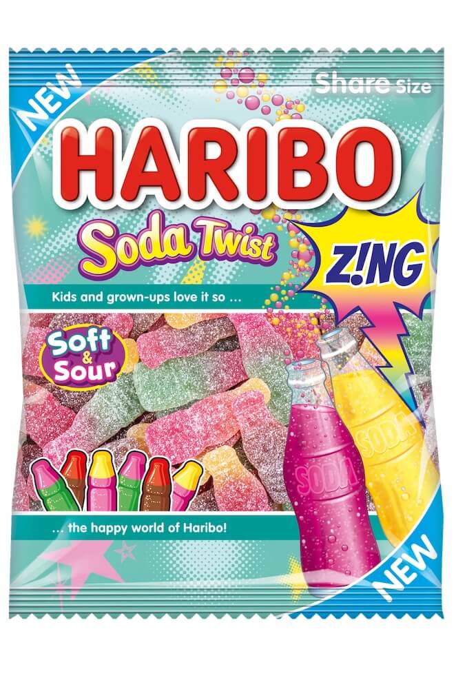 Haribo Soda Twist Zing 160g