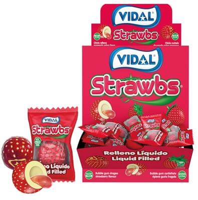 Vidal Strawbs Bubblegum 200st