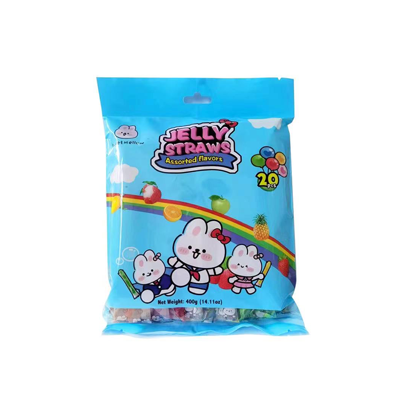 SweetMellow Jelly Straws Assorted 400g