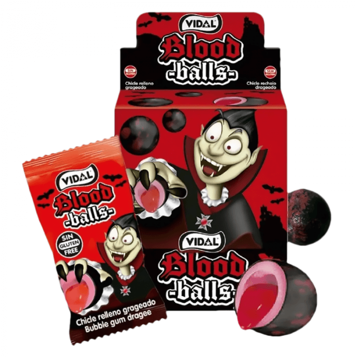 Vidal Blood Balls Bubblegum 200st