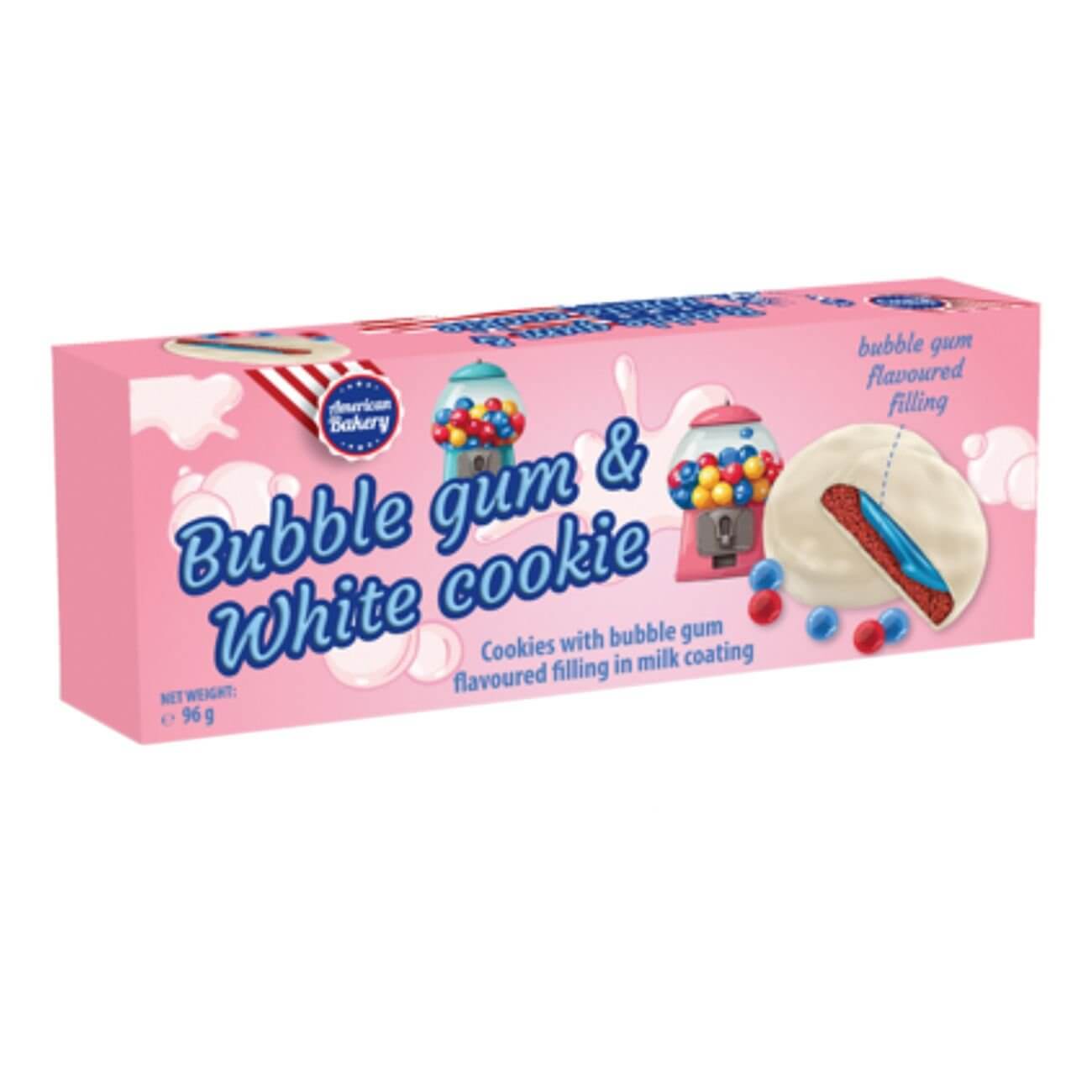 American Bakery Bubblegum & White Cookie 96g