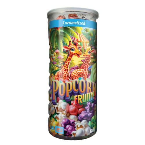 Karamelliserade Popcorn Fruity Mix 170g(BF:2025-07-14)
