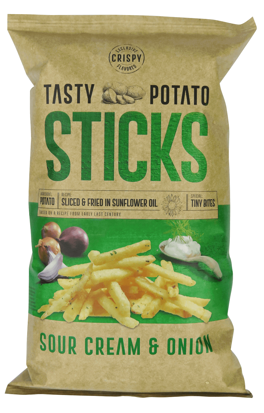 Tasty Potato Sticks Sourcream & Onion 125g