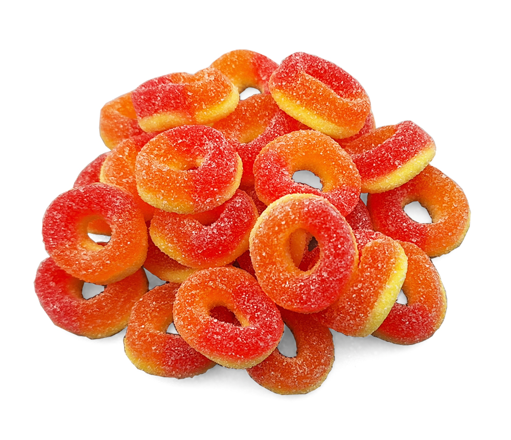 Park Lane Mini Peach Rings 2kg