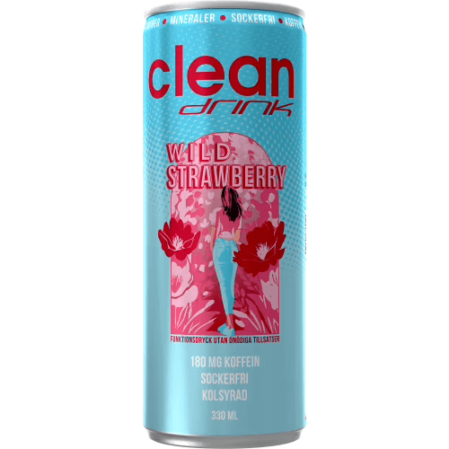 Clean Drink Wild Strawberry 33cl