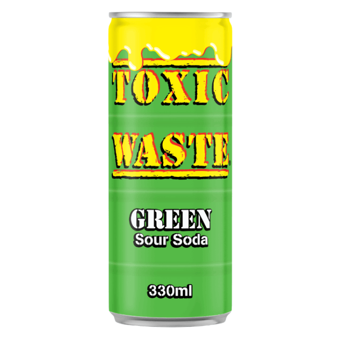 Toxic Waste Green Sour Soda 33cl