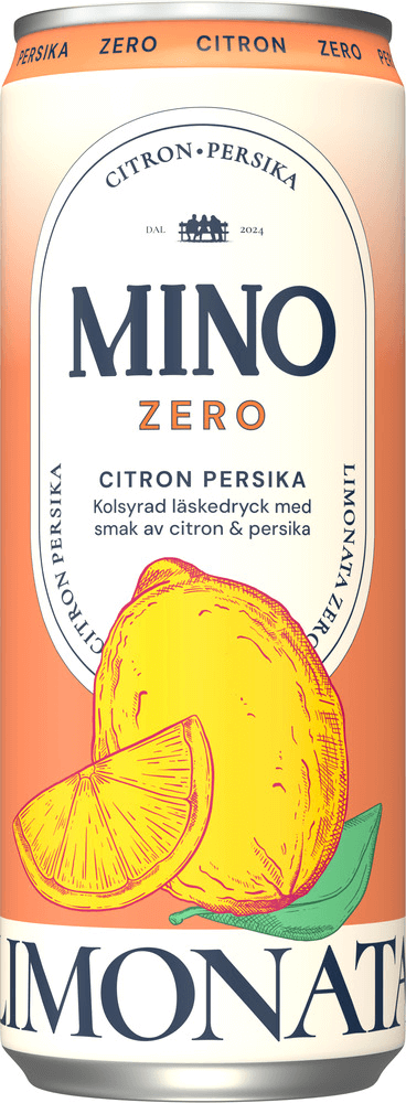 Mino Zero Limonata Citron & Persika 33cl
