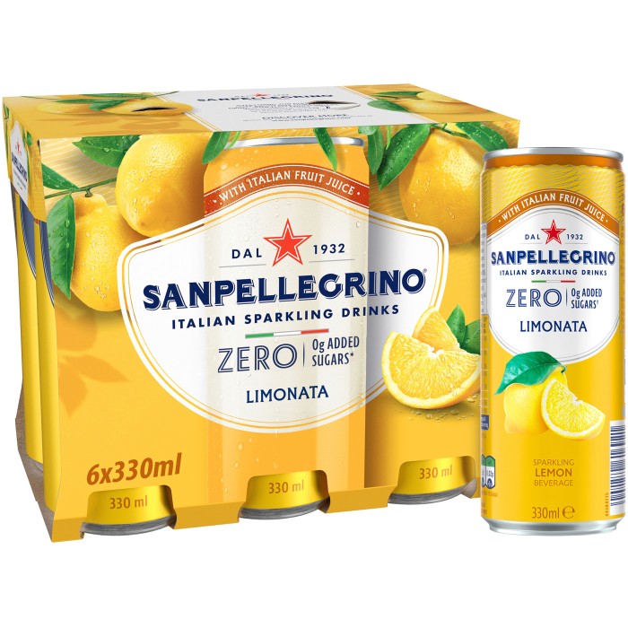 San Pellegrino Limonata Zero 33cl x 6st