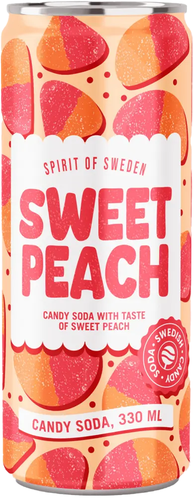 Spirit Of Sweden - Sweet Peach Soda 330ml