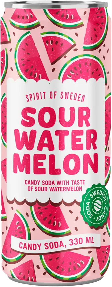 Spirit Of Sweden - Sour Watermelon Soda 330ml