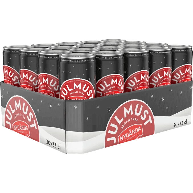 Nygårda Julmust 33cl x 20st (helt flak)