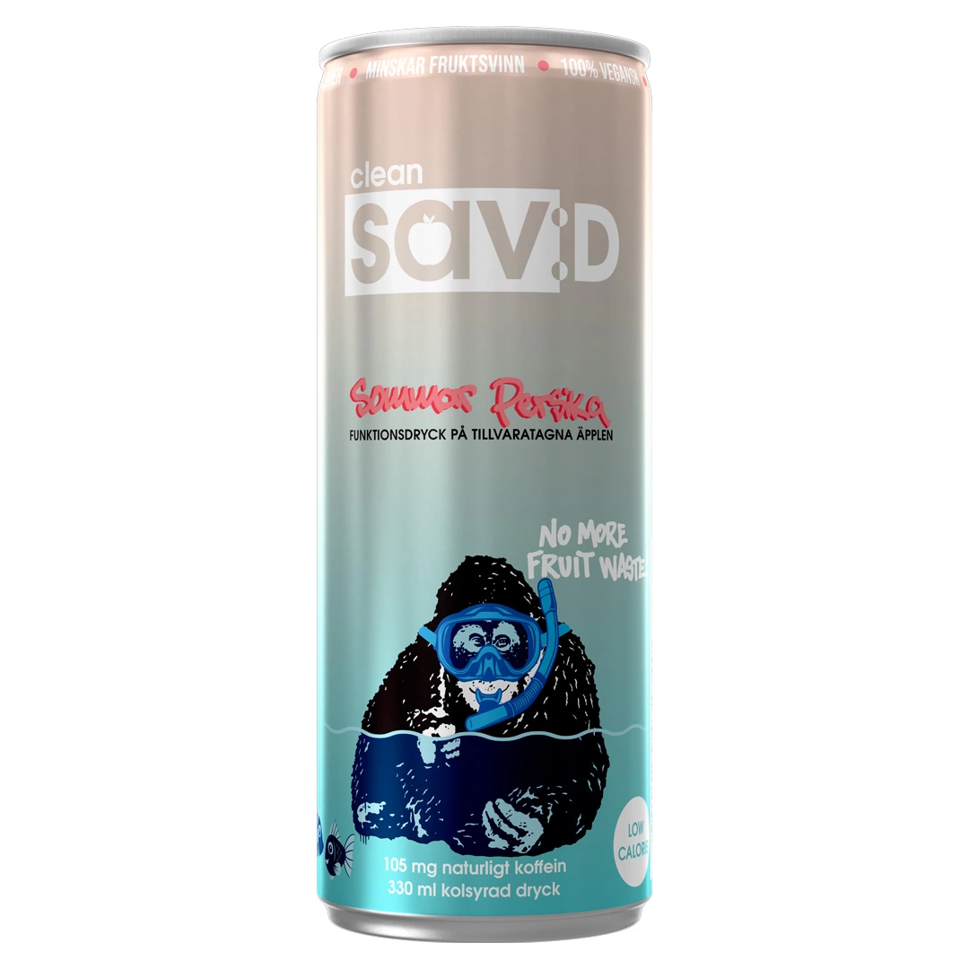 Clean Drink Sav:D - Sommar Persika 33cl