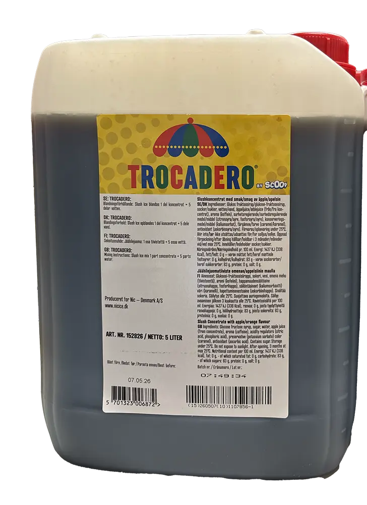 Trocadero Slushkoncentrat 5L
