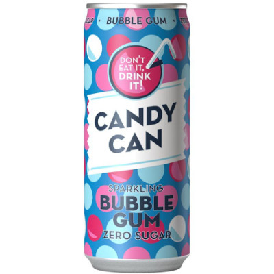 Candy Can Soda Bubble Gum 33cl