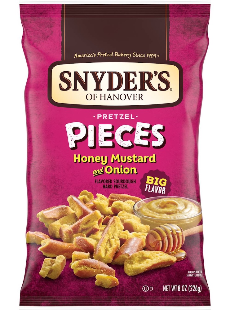 Snyders Pretzel Pieces Honey, Mustard & Onion 110g