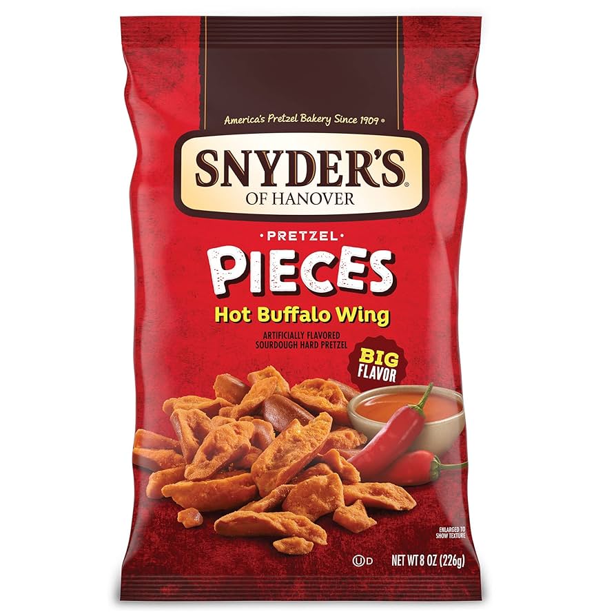 Snyders Pretzel Pieces Hot Buffalo Wing 110g