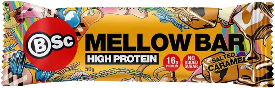 BSC Mellow Bar Salted Caramel 50g