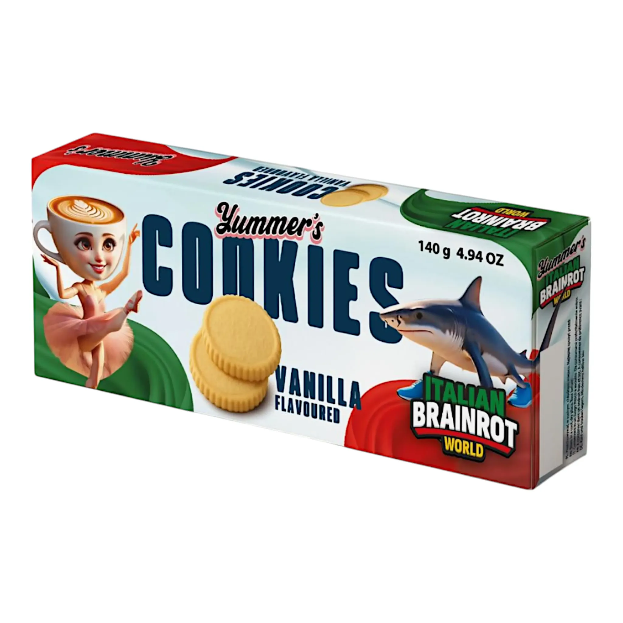 Yummers Vanilla Cookies Italian Brainrot 140g