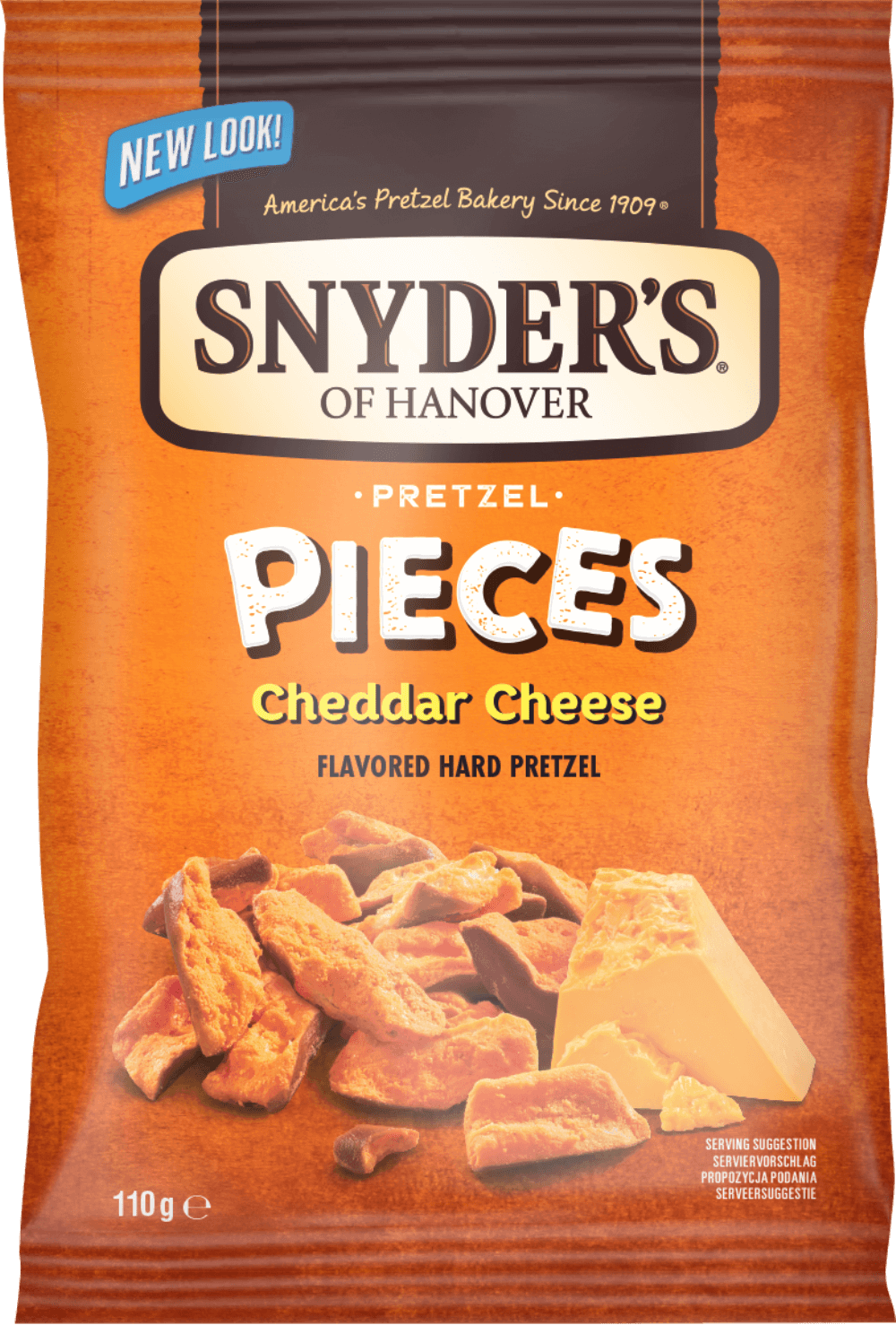 Snyders Pretzel Pieces Cheddar Cheese 110g