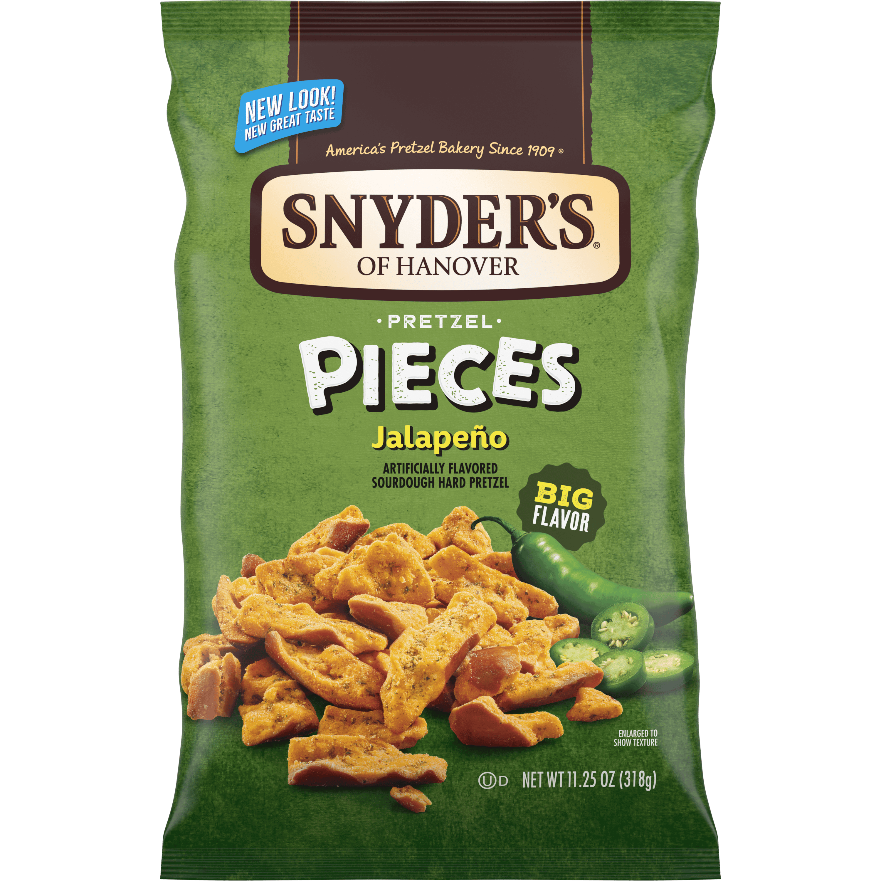 Snyders Pretzel Pieces Jalapeno 110g