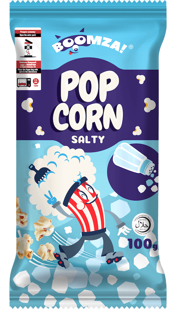 Boomza Mikropopcorn Salty 100g