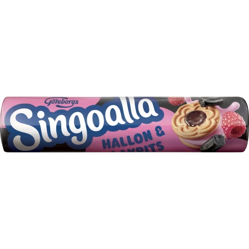 Singoalla Hallon/lakrits 190g