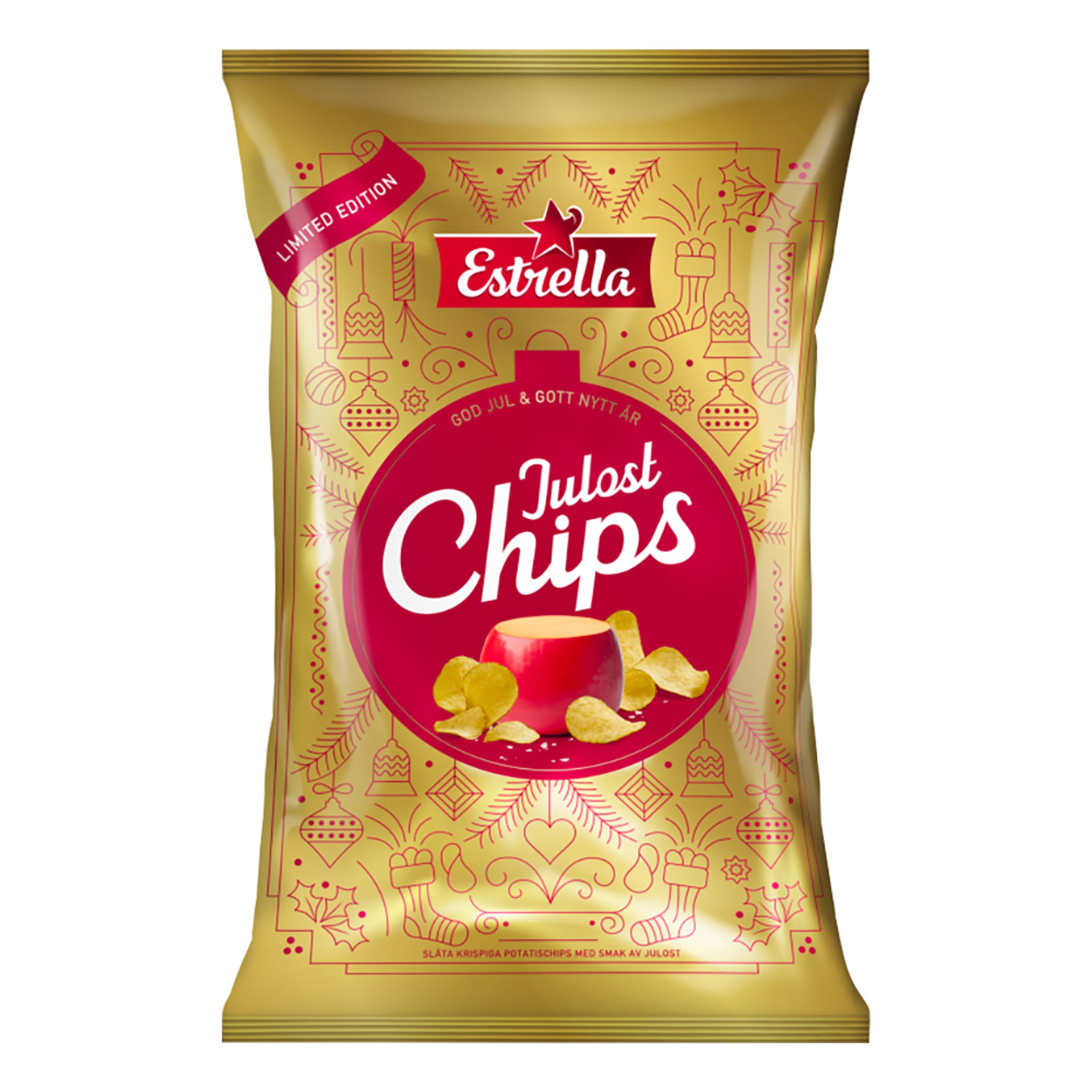 Estrella Julostchips - 160 gram