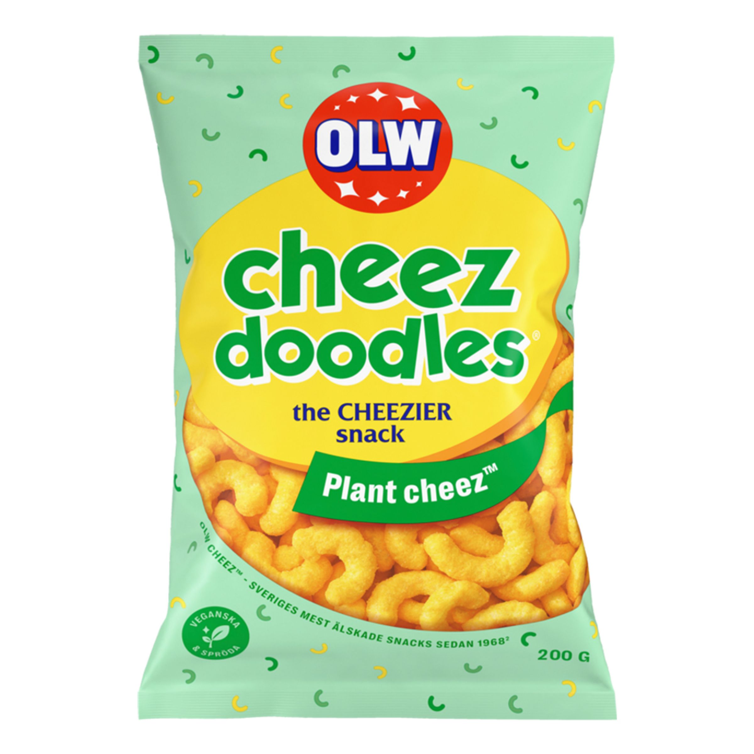 OLW Cheez Doodles Plant Cheez - 200 gram