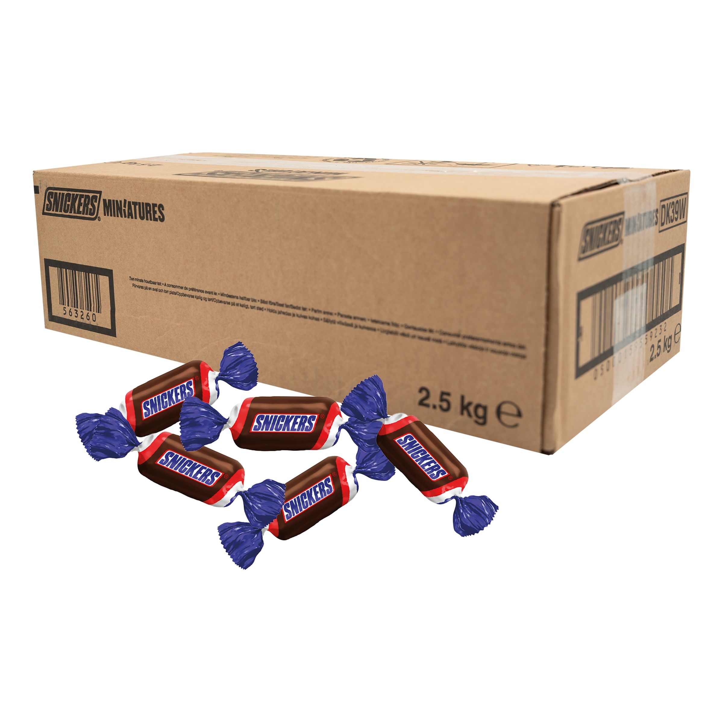 Snickers Mini Storpack - 2,5 kg