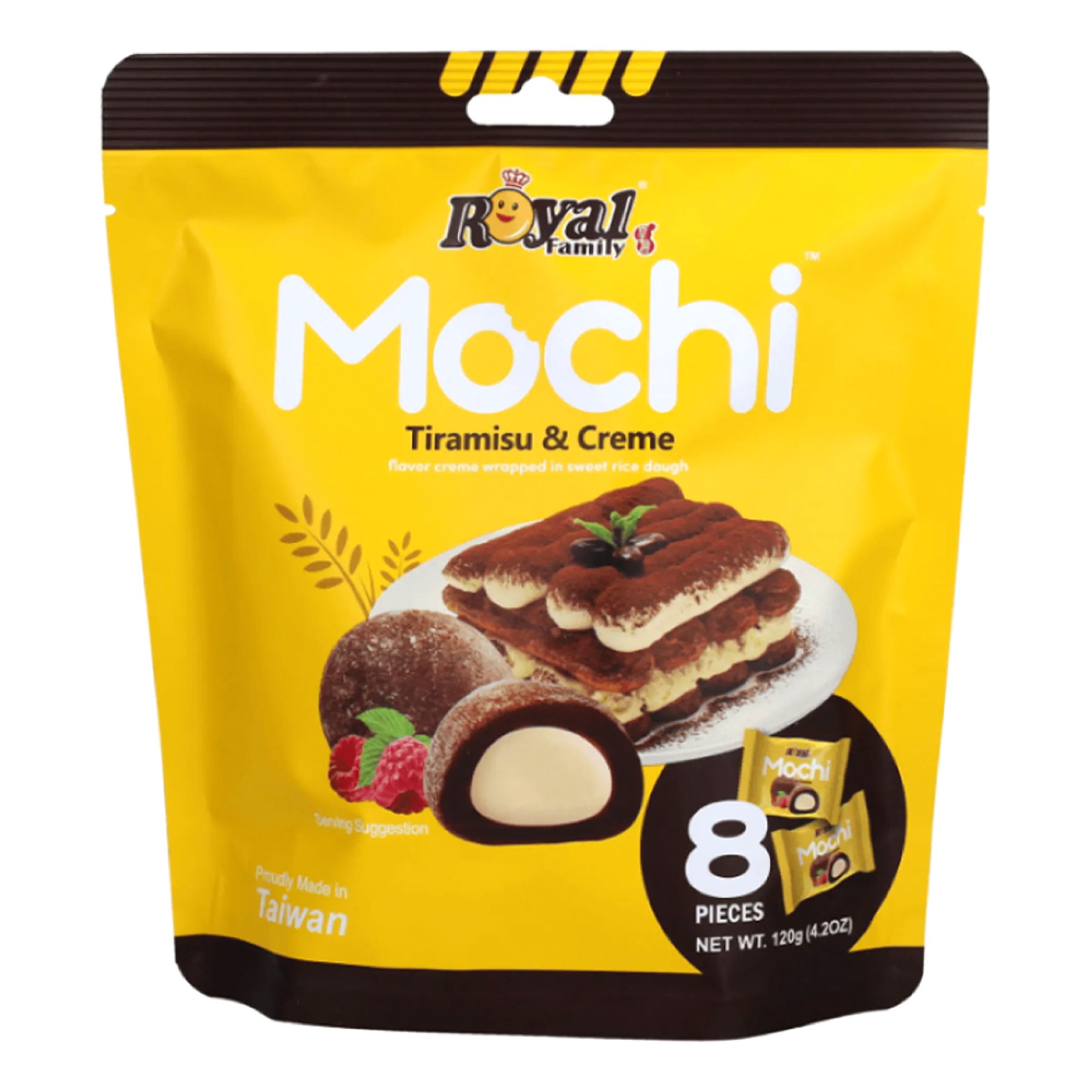 Royal Family Mochi Tiramisu Creme - 120 gram
