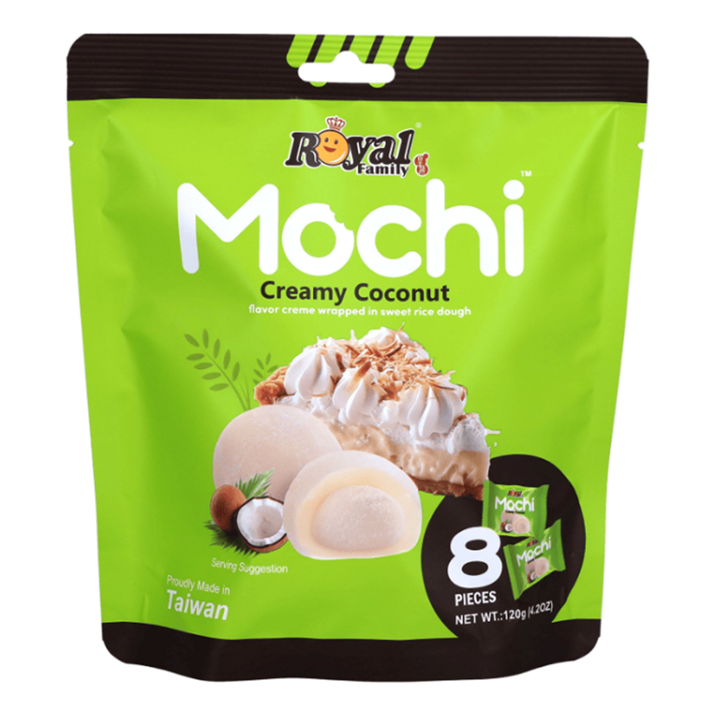 Royal Family Mochi Creamy Coconut - 120 gram
