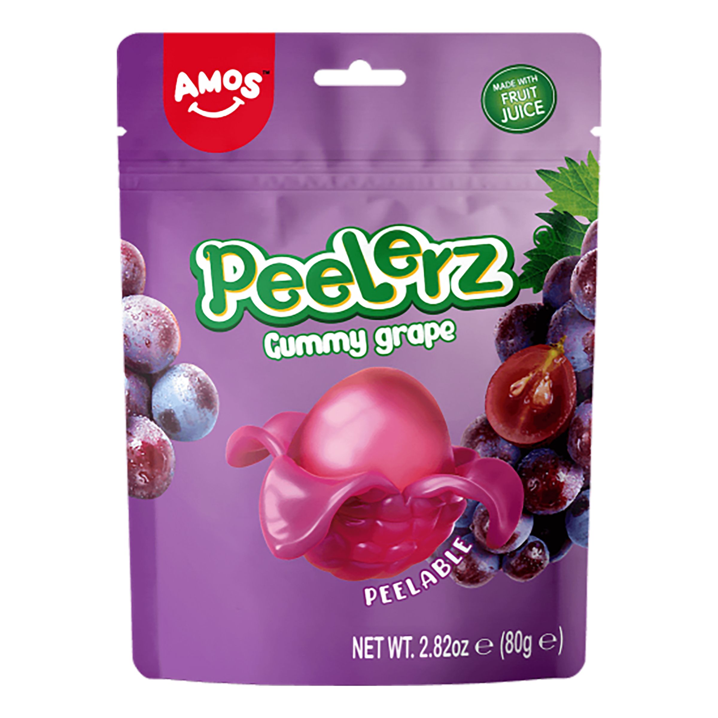 Peelerz Peelable Gummy Grape - 80 gram