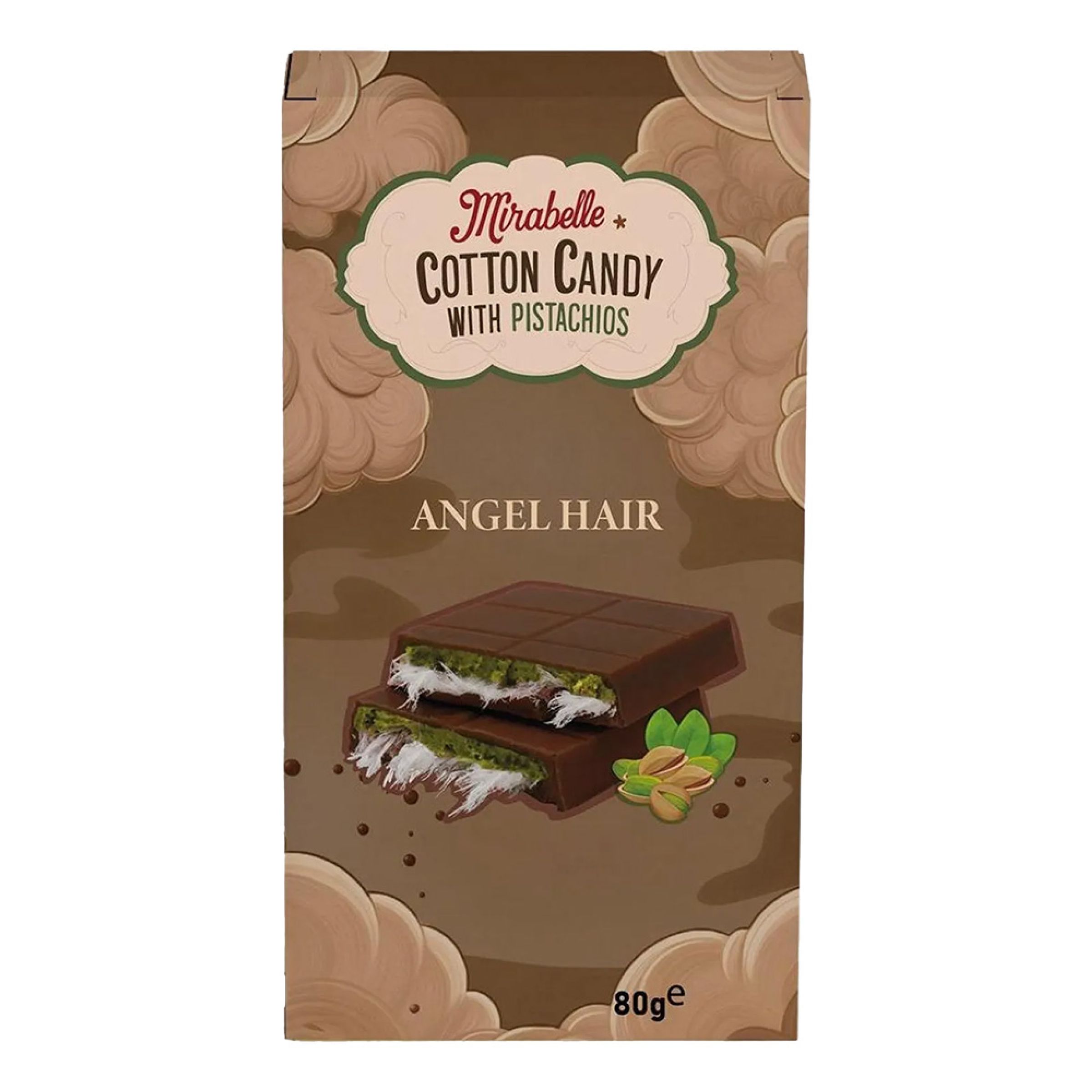 Mirabelle Cotton Candy Dubai Milk Chocolate - 80 gram
