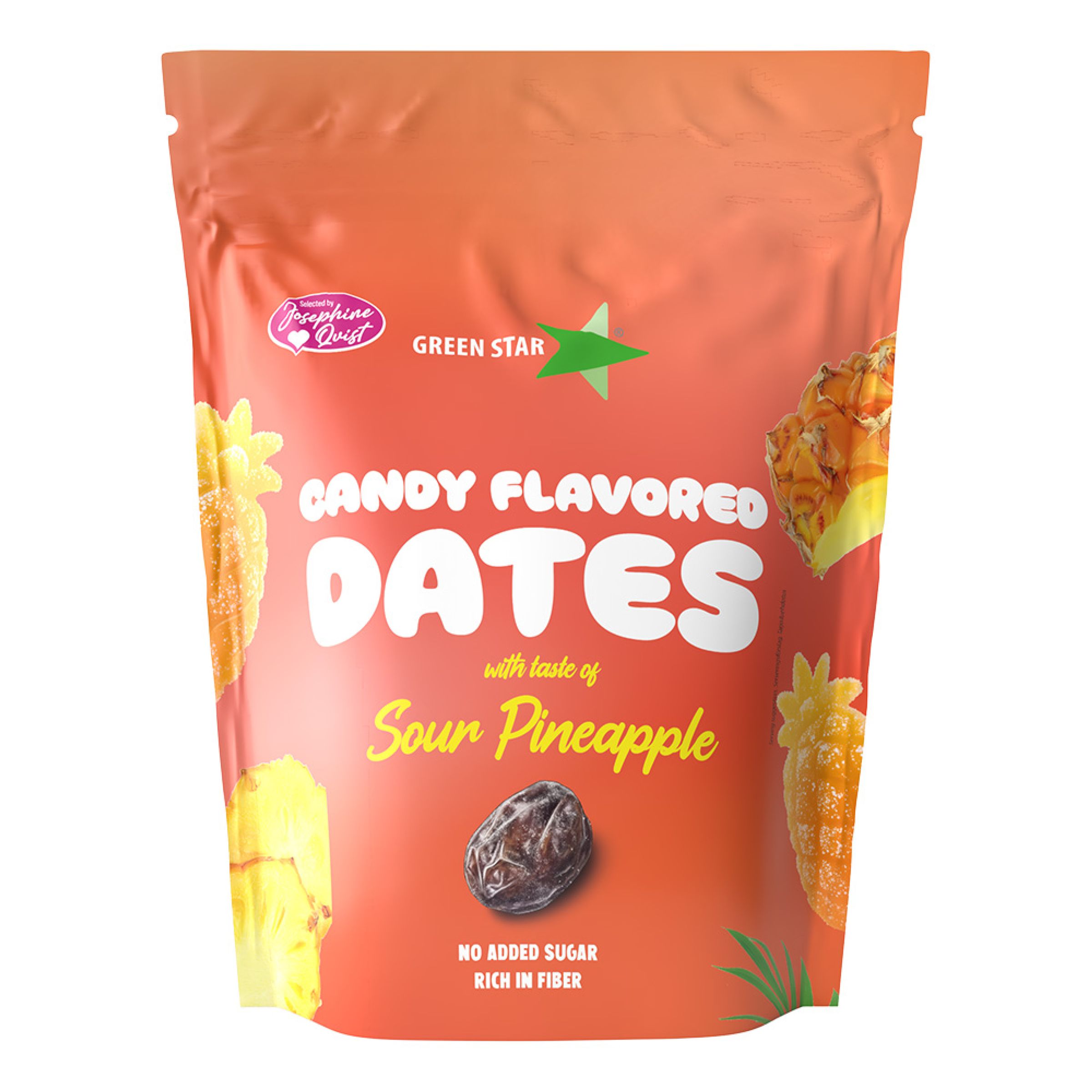 Green Star Dates Sour Pineapple - 90 gram