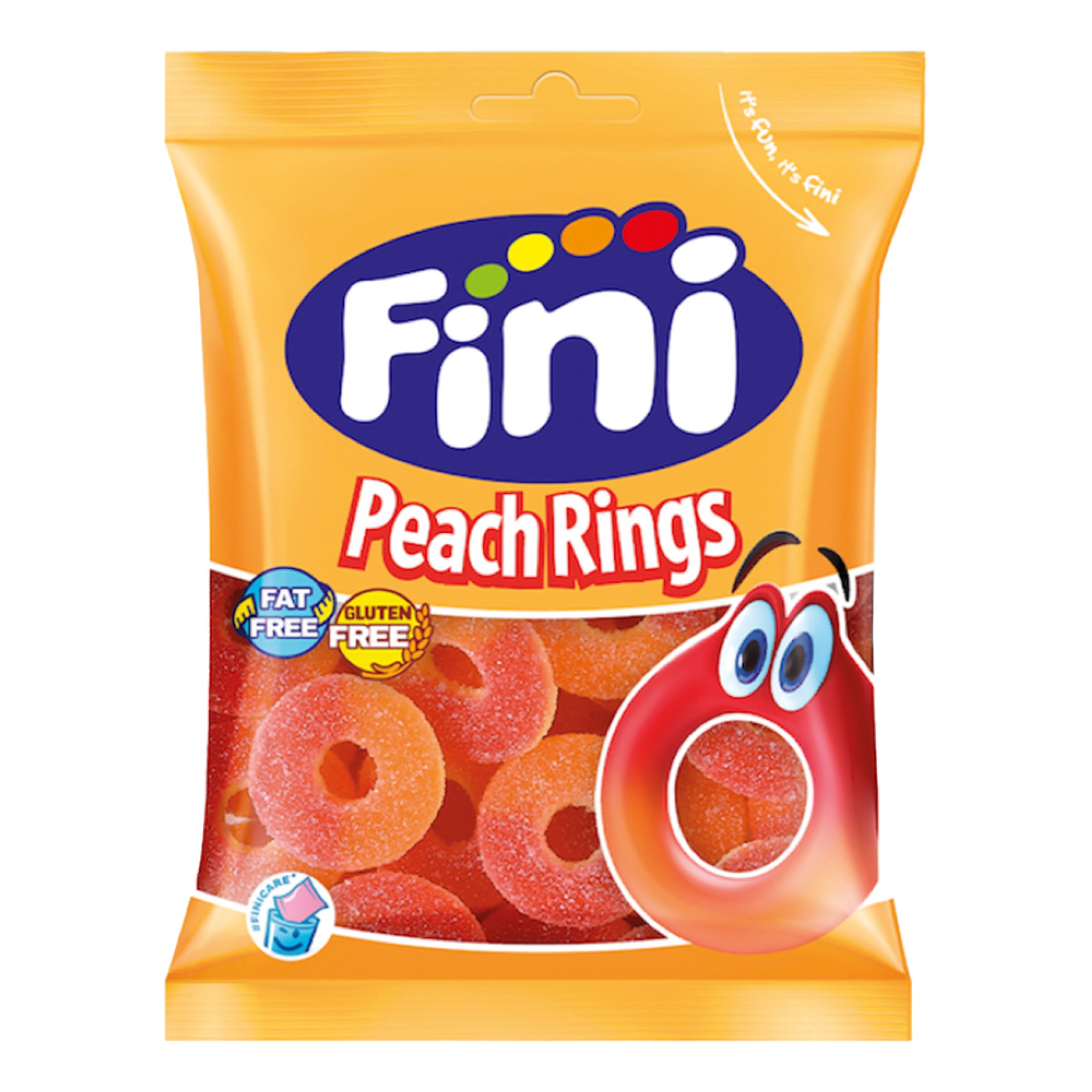 Fini Persikoringar - 75 gram