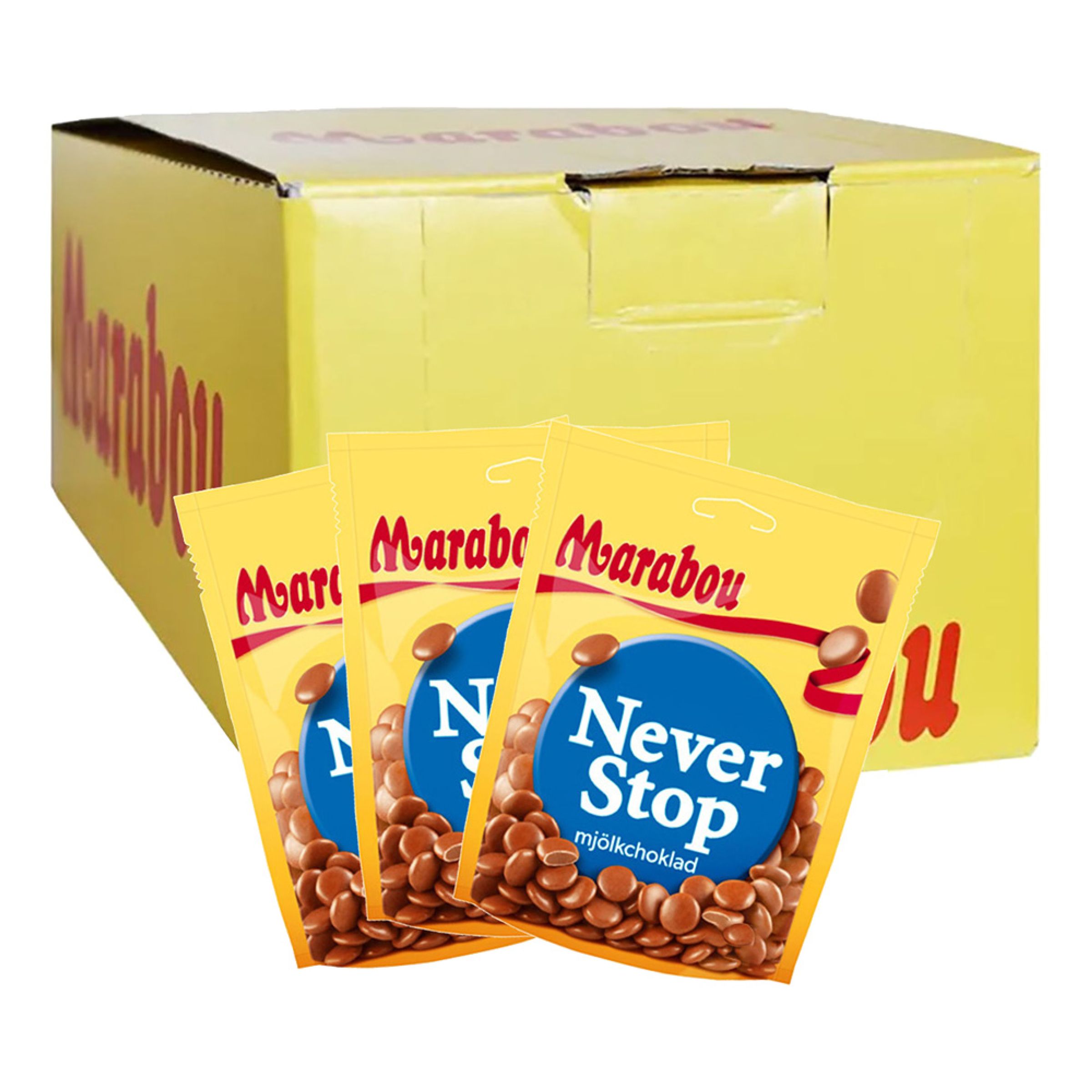 Marabou Never Stop Storpack - 15-pack