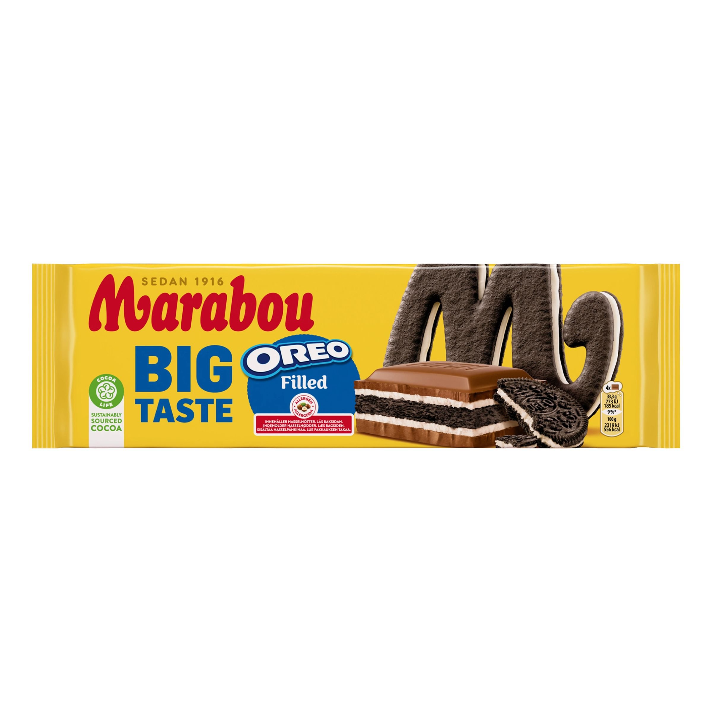 Marabou Big Taste Oreo Filled Chokladkaka - 300 gram