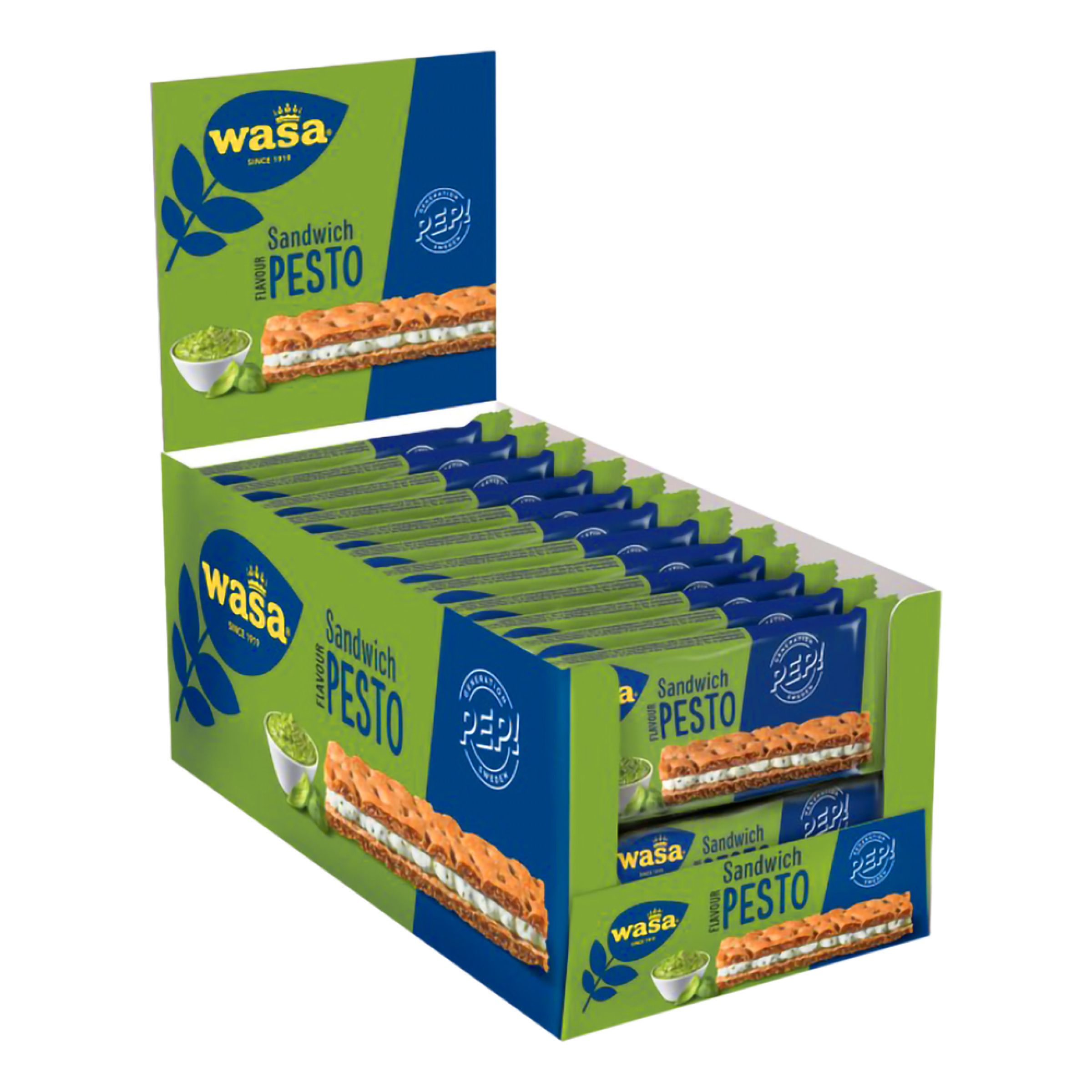Wasa Sandwich Pesto Storpack - 24-pack