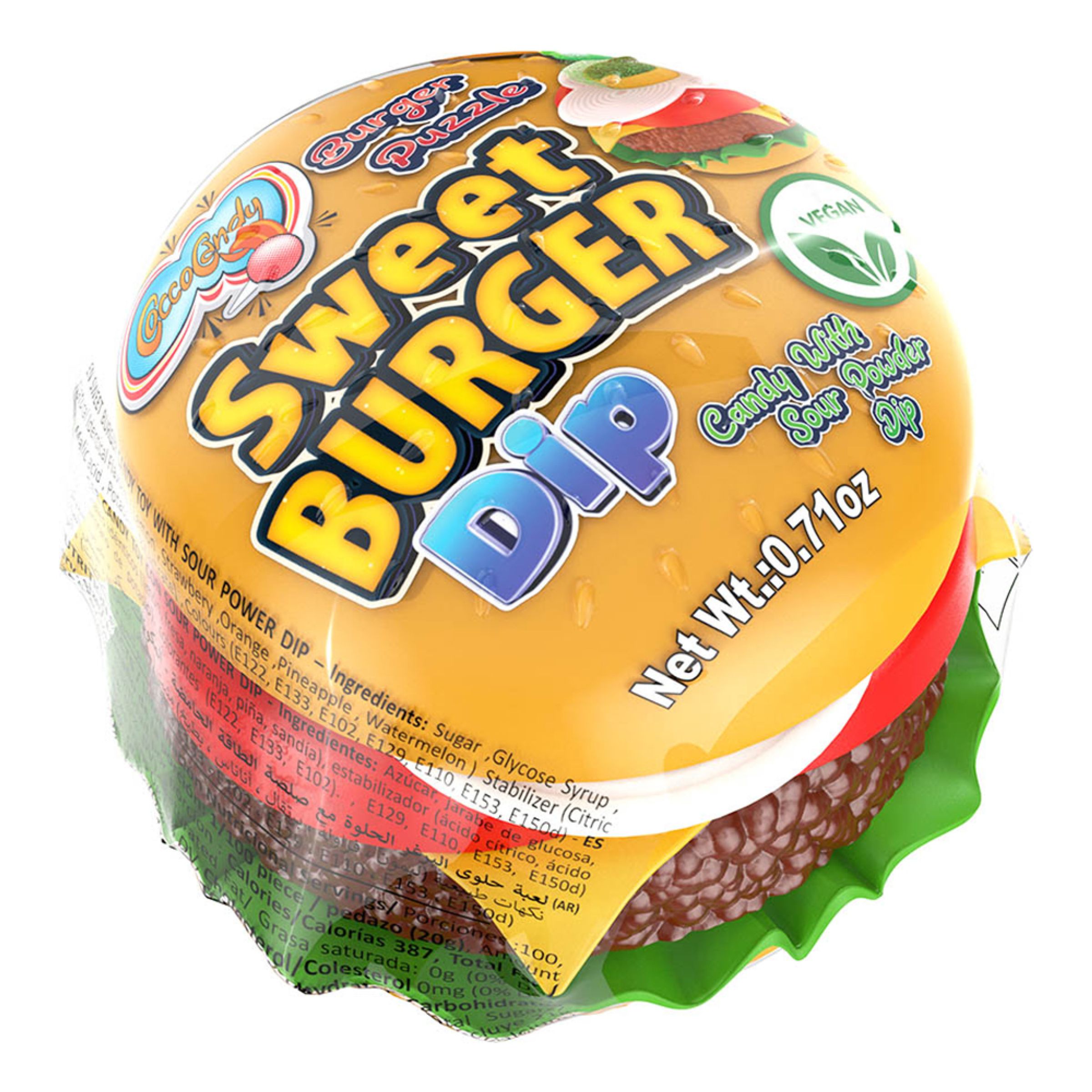 Sweet Burger Sour Powder Dip - 20 gram