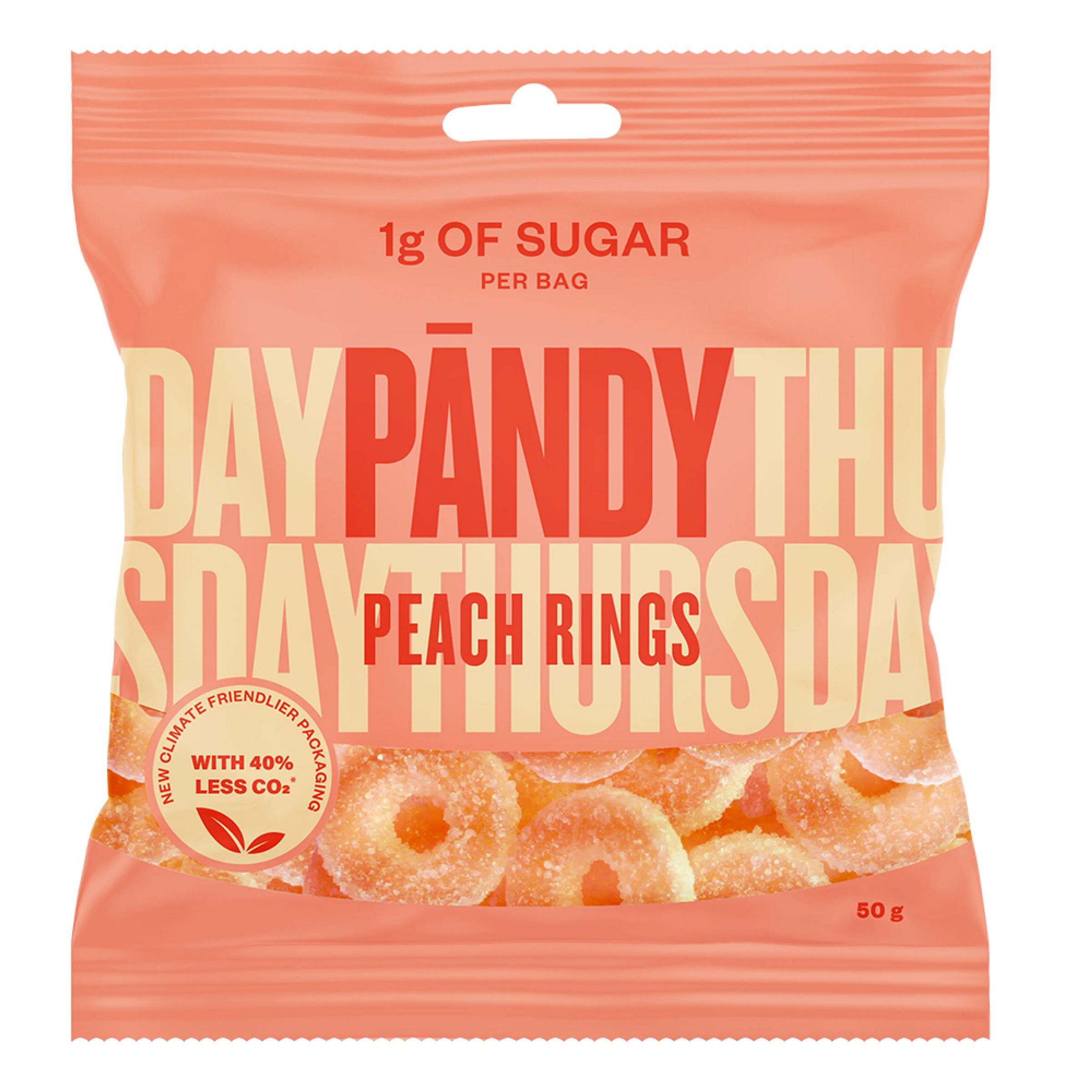 Pändy Peach Rings - 50 gram
