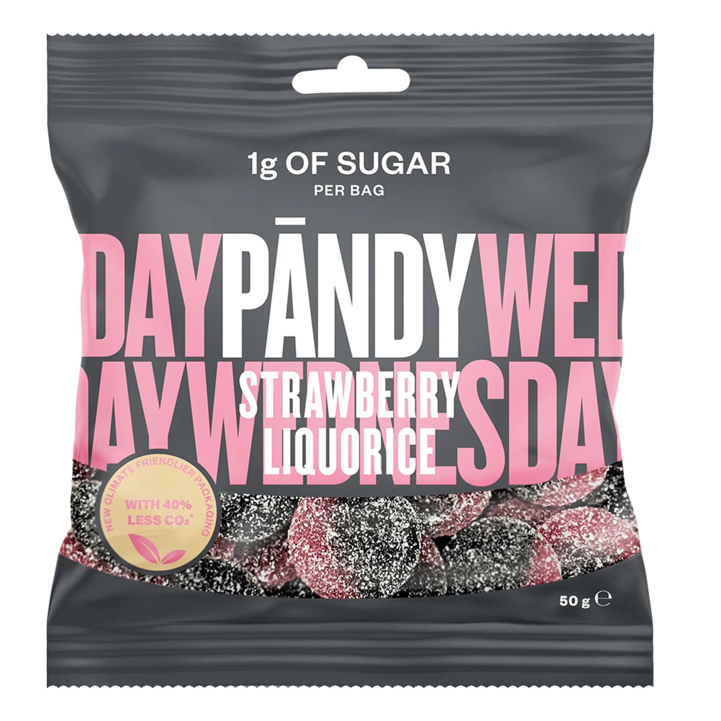 Pändy Strawberry Liquorice - 50 gram