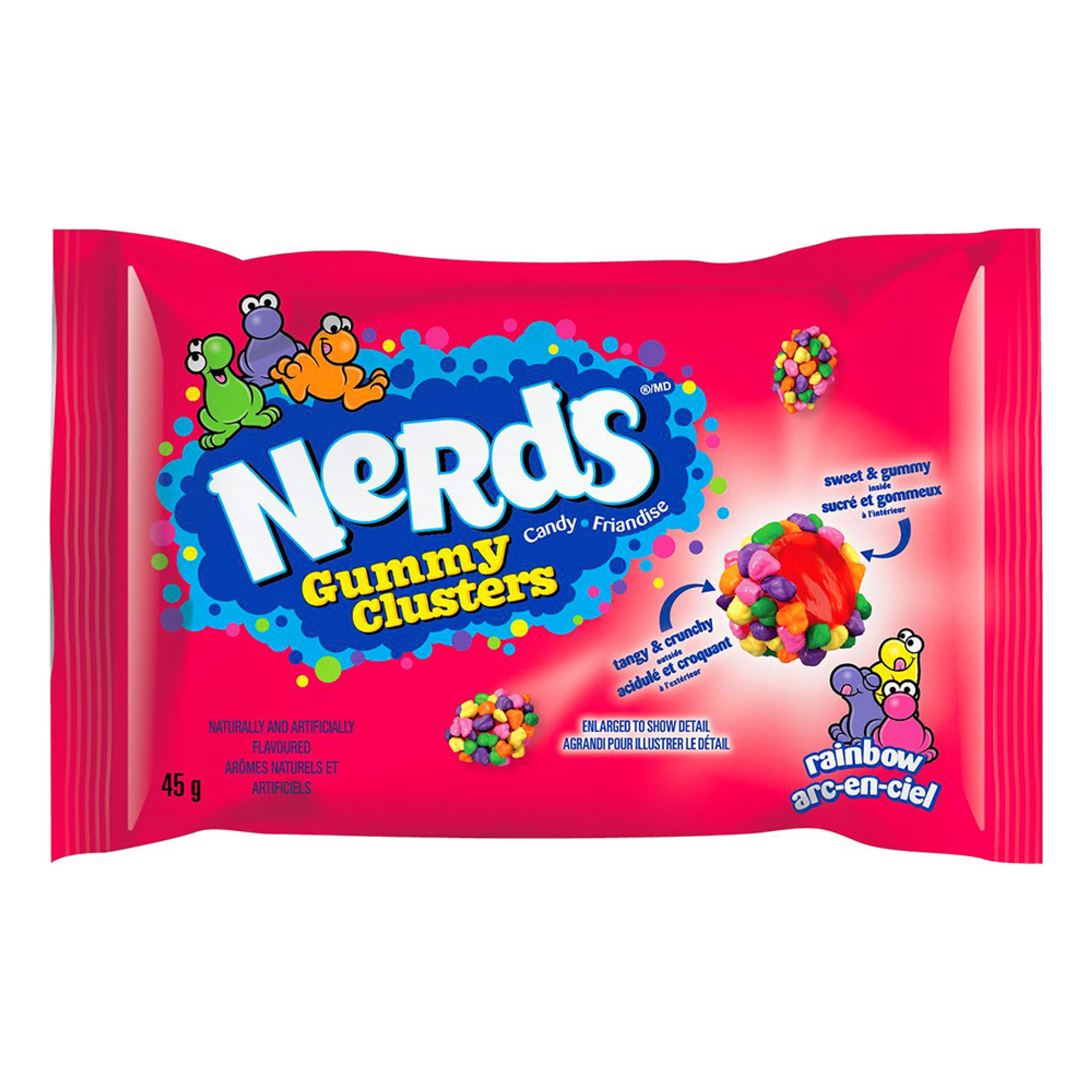 Nerds Gummy Clusters Rainbow - 45 gram