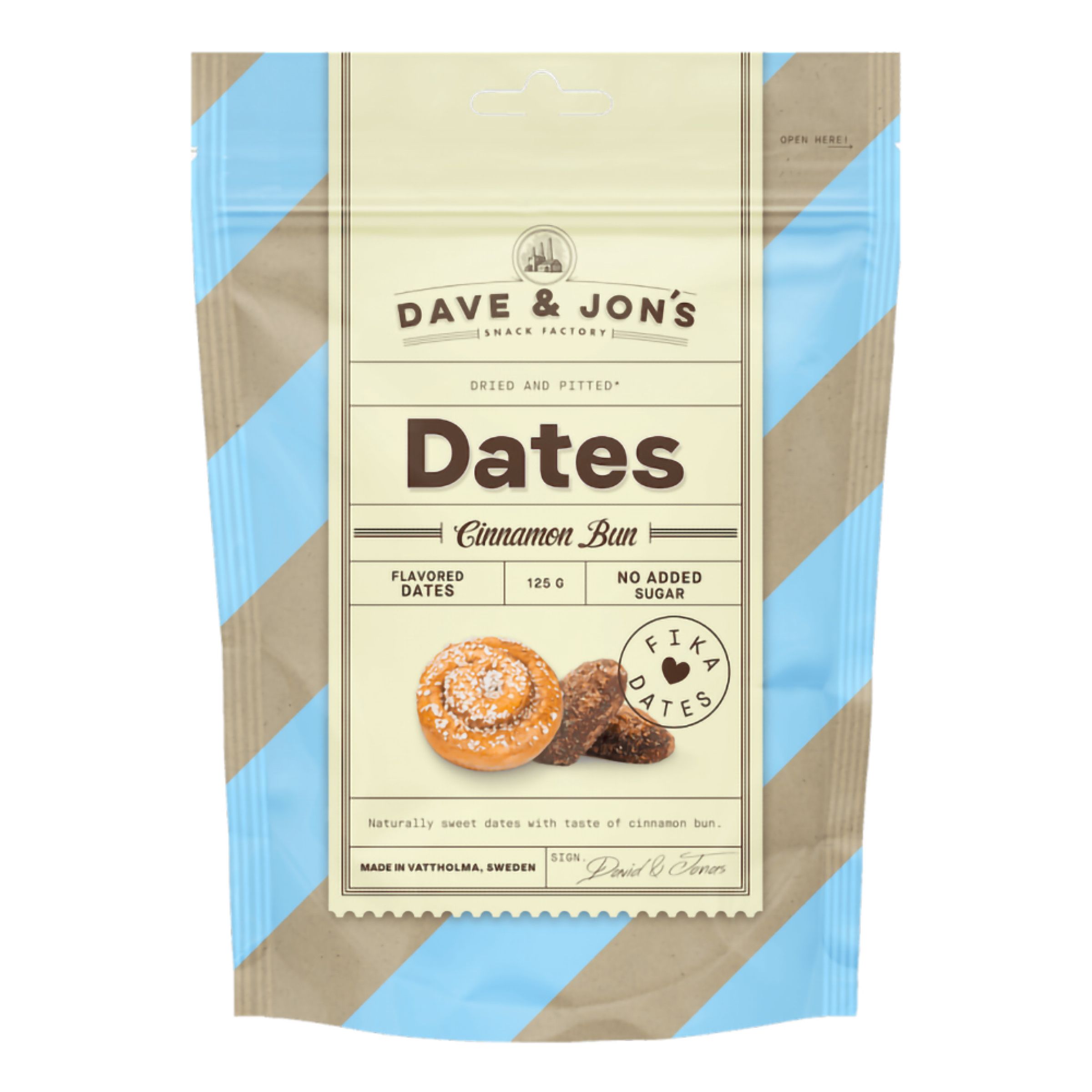 Dave & Jon's Dadlar Cinnamon Bun - 125 gram