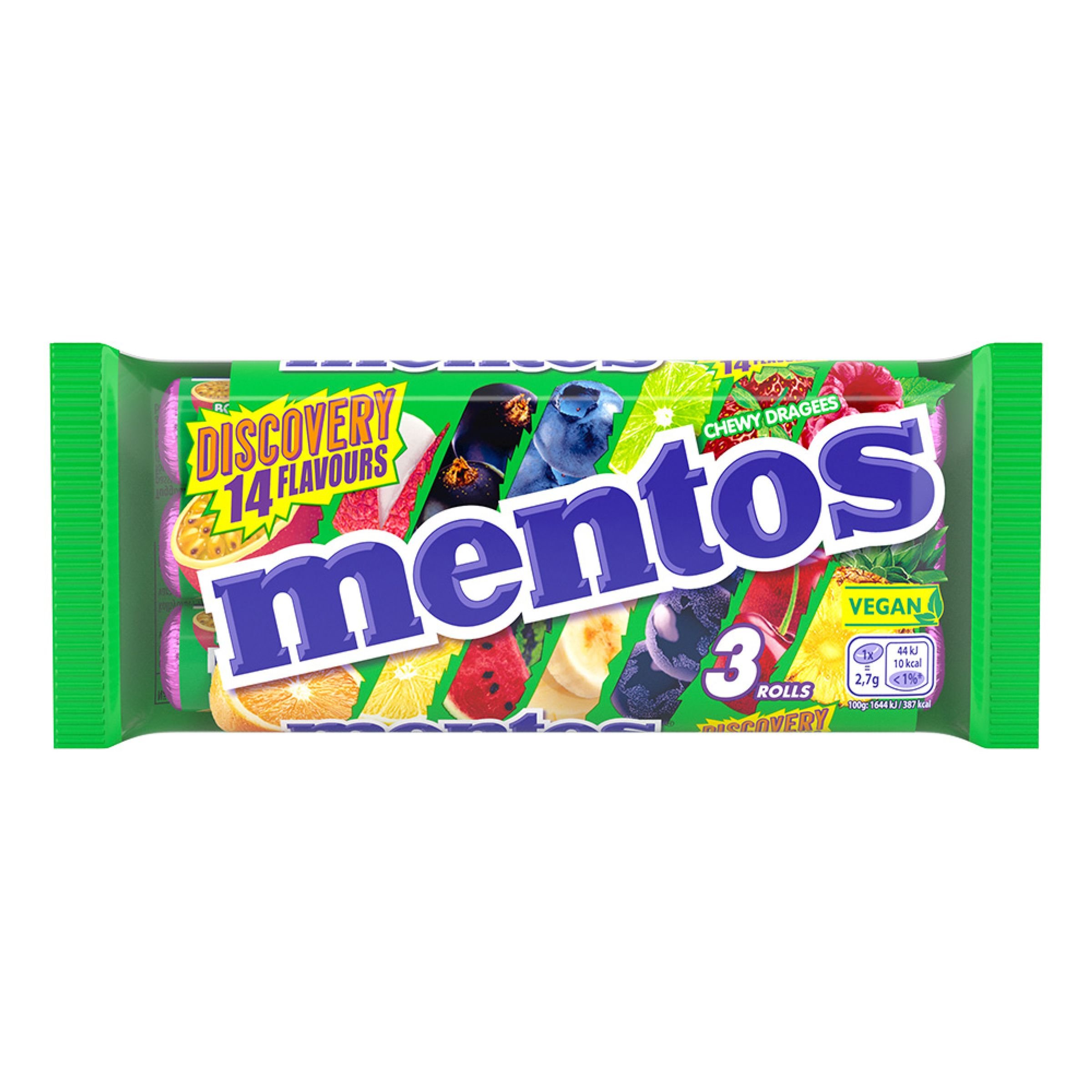 Mentos Discovery 3-pack - 112,5 gram