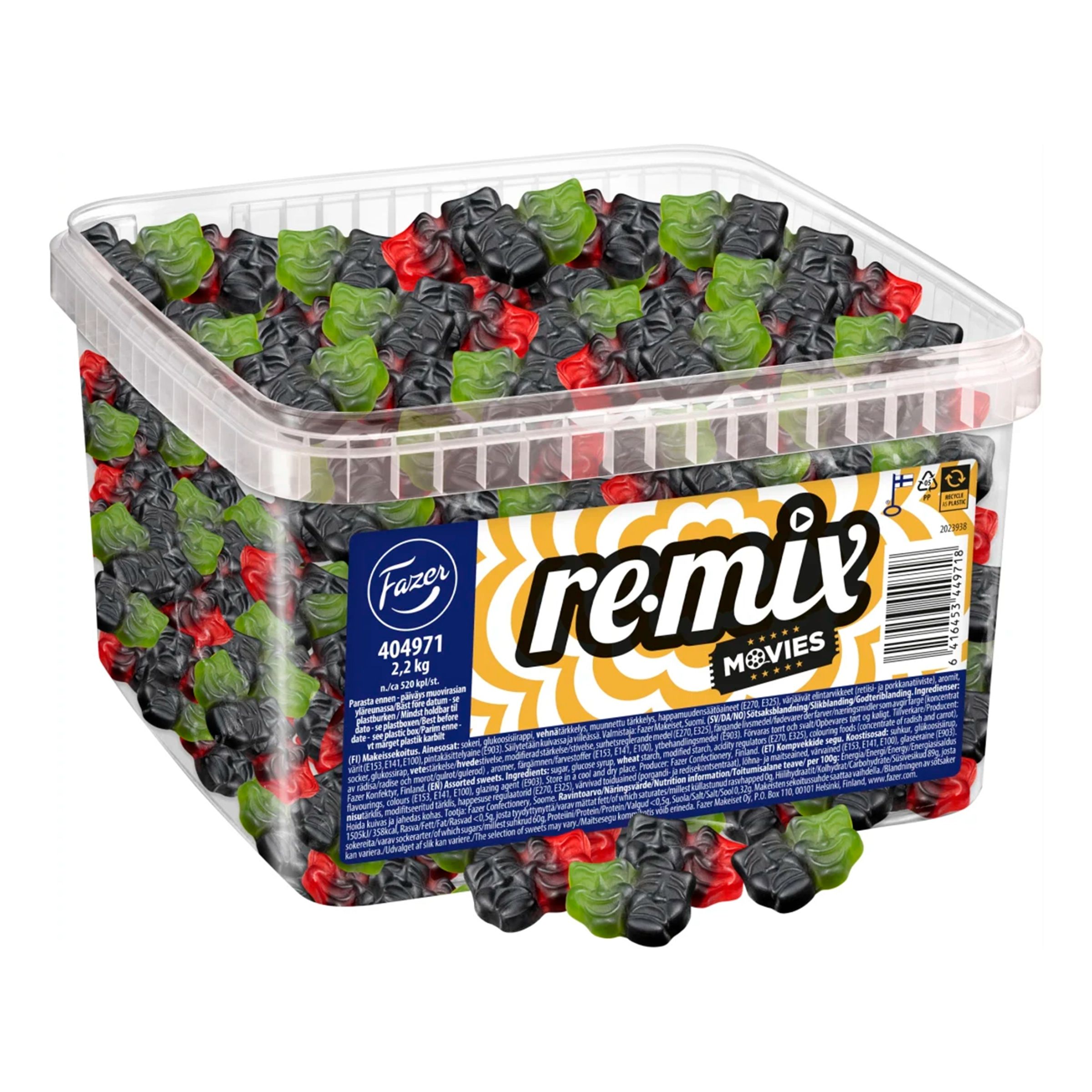 Fazer Remix Movies Storpack - 2,2 kg