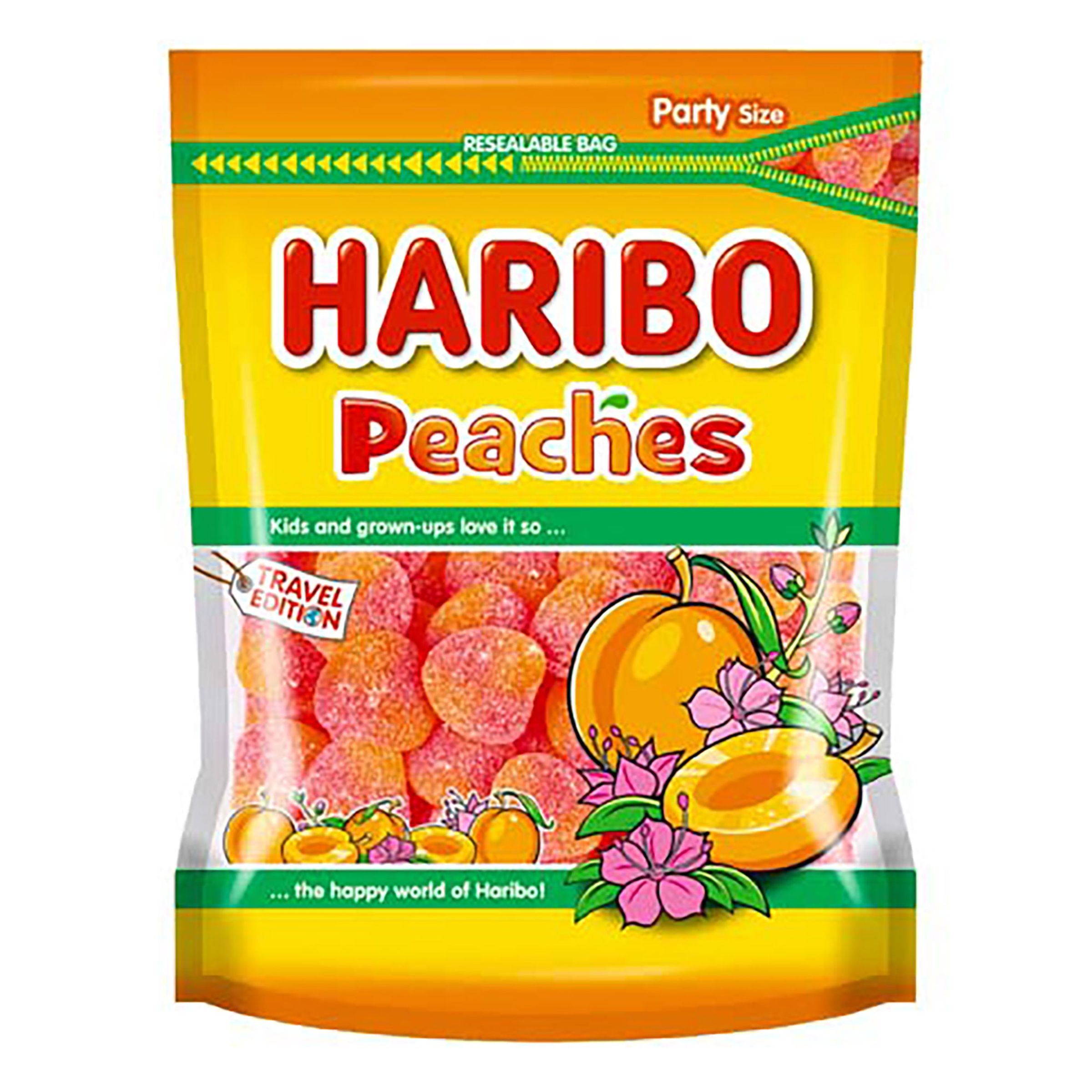Haribo Persikor Godispåsar Storpack - 24-pack
