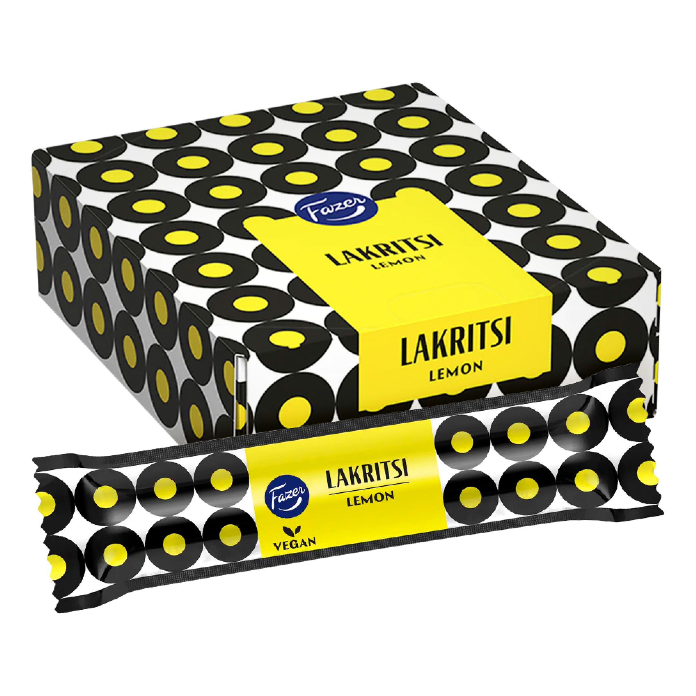 Fazer Lakritsi Lemon Stång Storpack - 30-pack