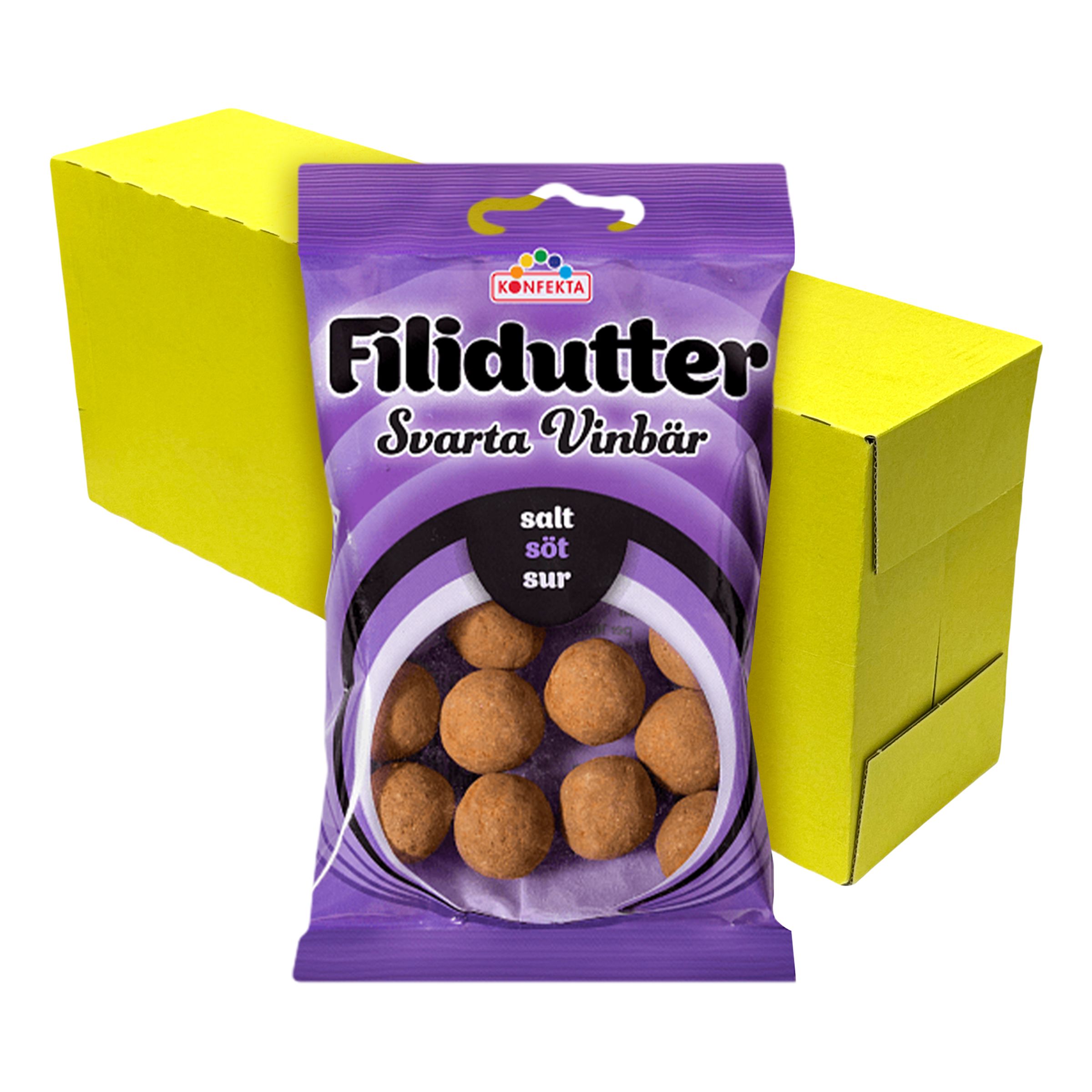 Filidutter Svarta Vinbär Storpack - 20-pack