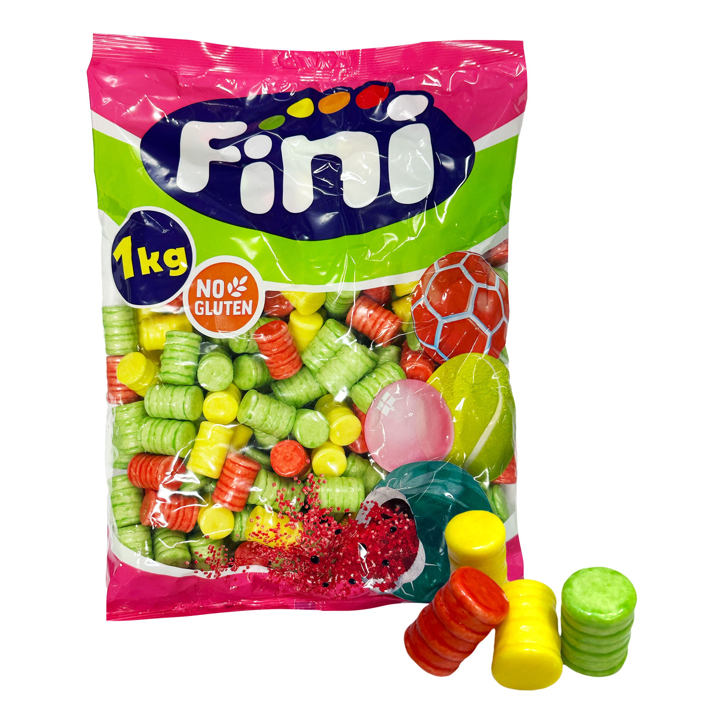 Fini Kruttunnor Tuggummi Storpack - 1 kg