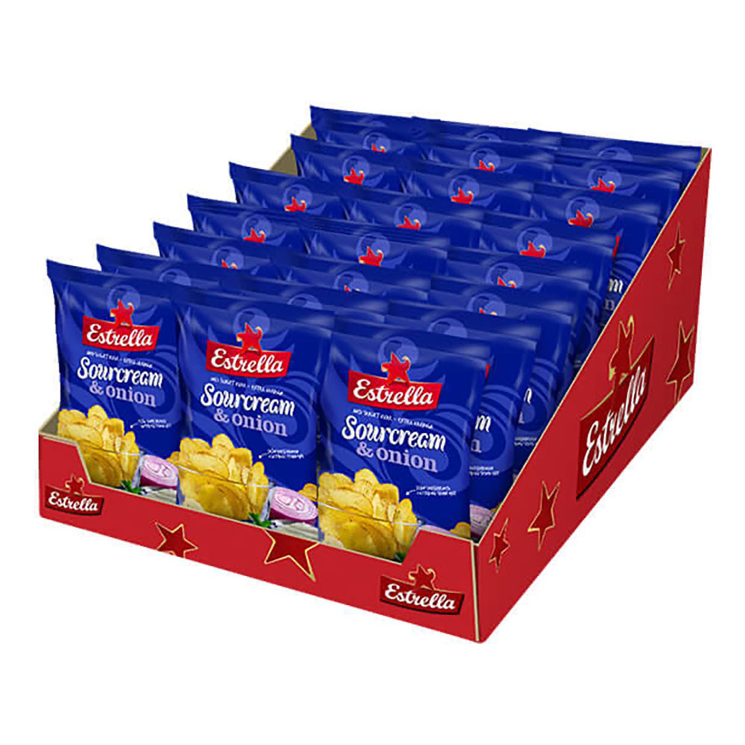 Estrella Sourcream & Onion Chips Storpack - 27-pack